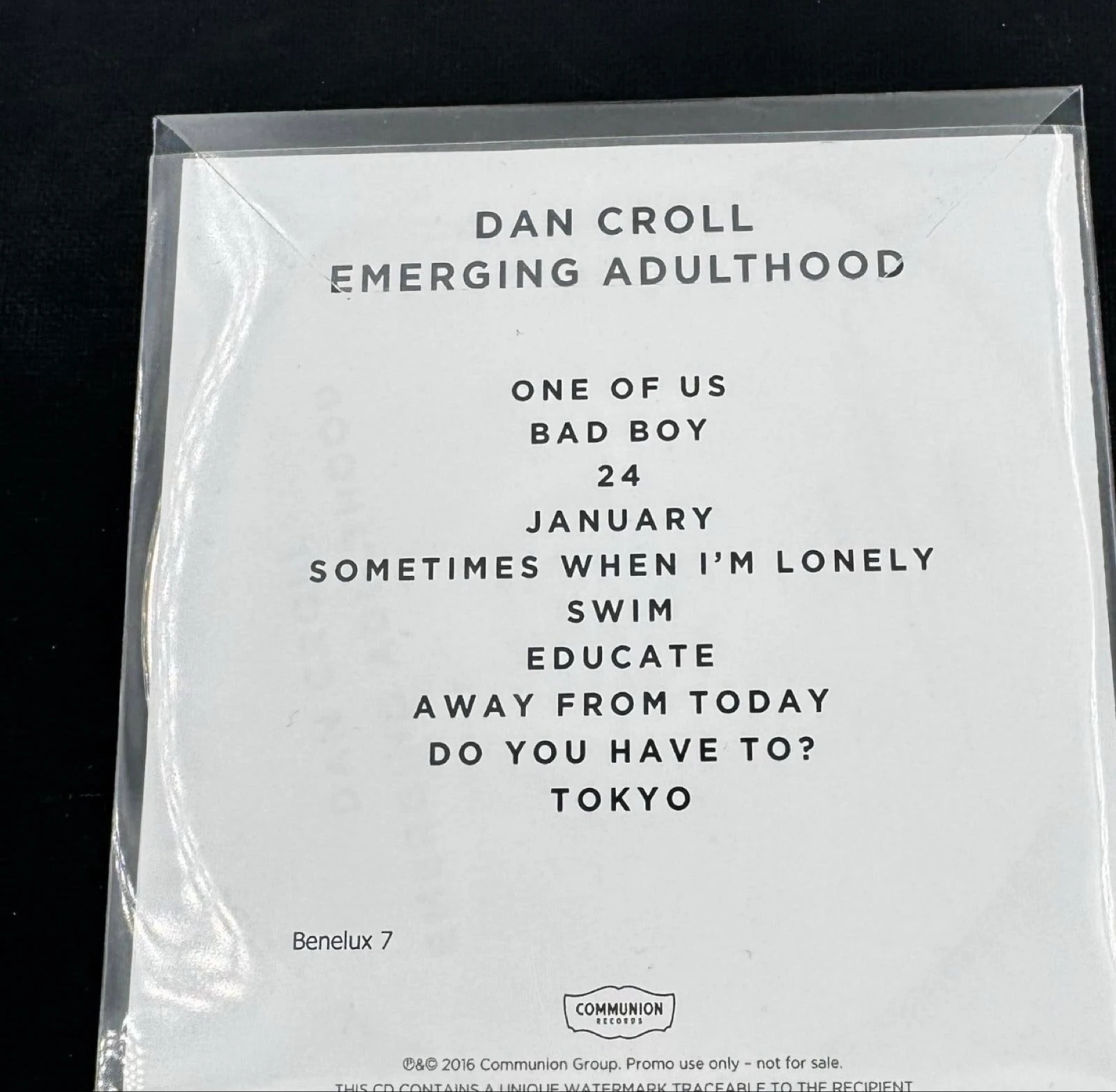 Dan Croll - Emerging Adulthood - cd – photo 2